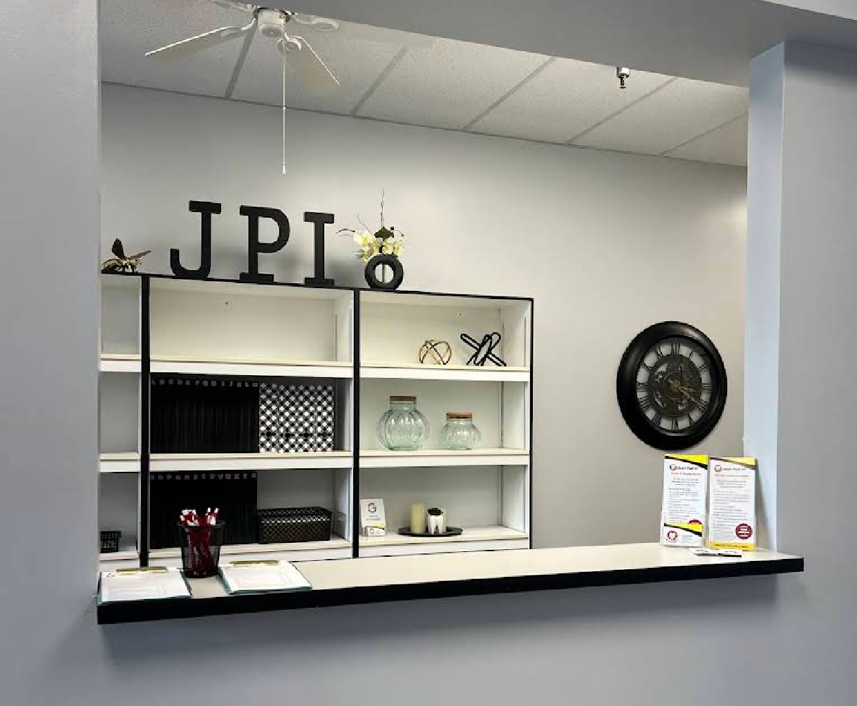Front desk at the Zephyrhills office