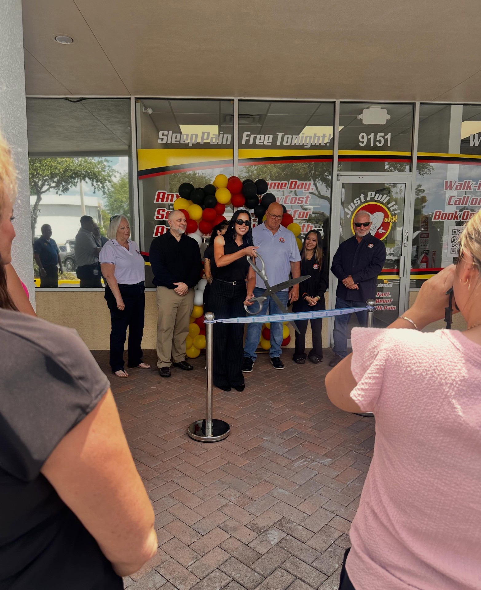Crowd watching the Pinellas Park ribbon cutting ceremony